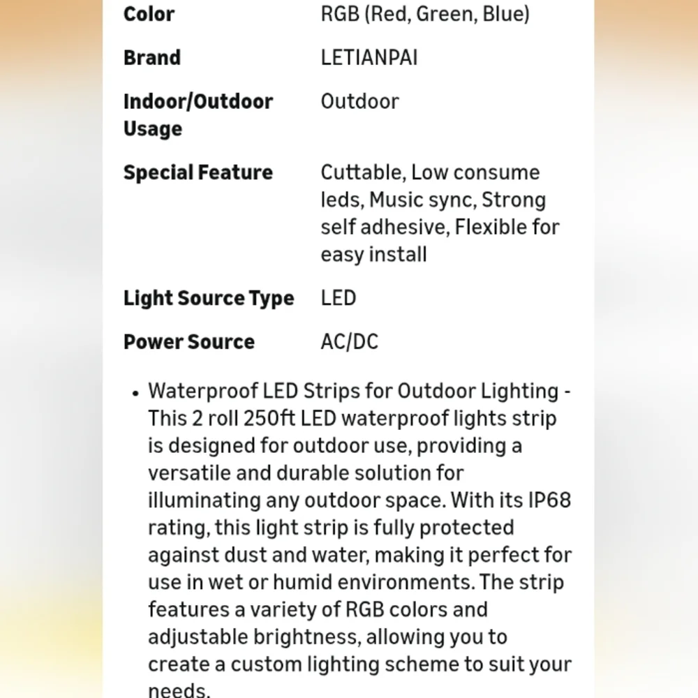 Waterproof LED Lights - 500FT Roll - Picture 7 of 9